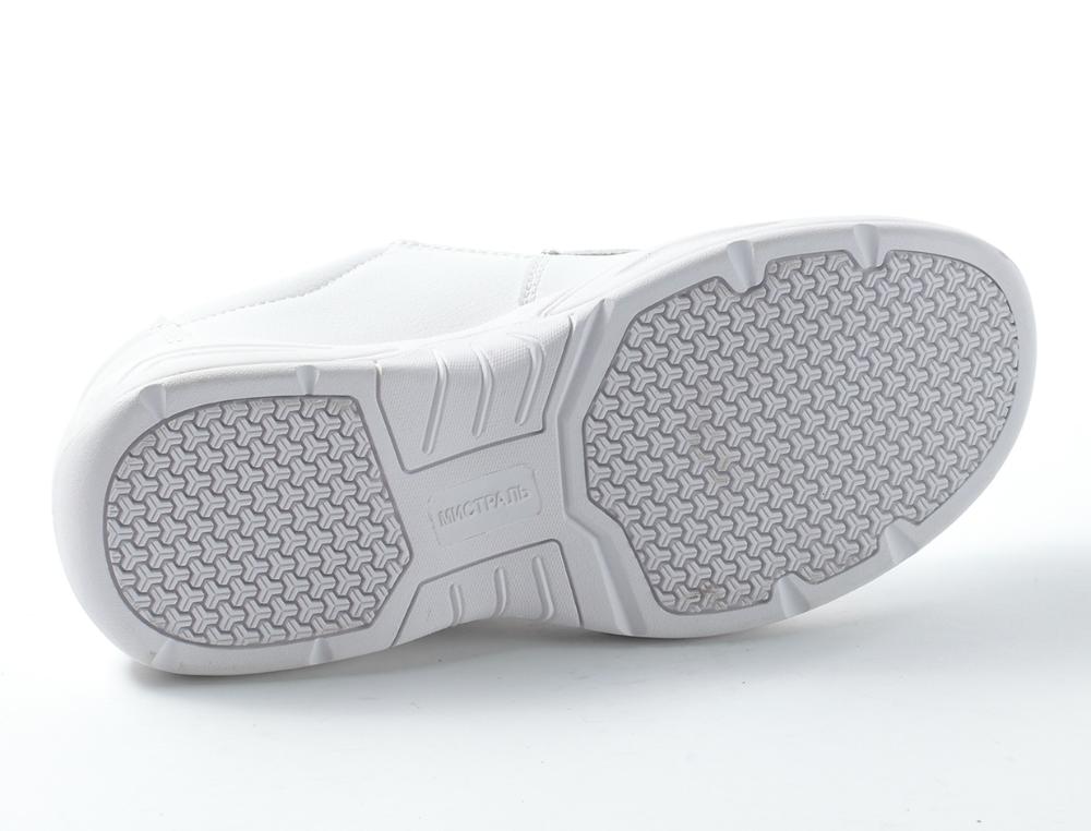Туфли White GRIP PROTECTION с ПП, белые